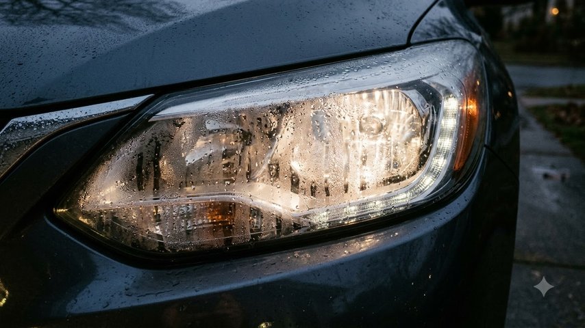 Почему запотевают фары автомобиля и как убрать влагу своими руками